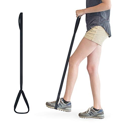 Premium 35 Leg Lifter with Hand Strap & Foot Loop Long-Term Orthopedic Daily Living Aid for Chronic Hip,Knee & Mobility Limitations