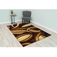 thumbnail image 1 of Premium 3D 5X8 5x7 Rug 1070 Chocolate, 1 of 5