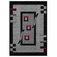 thumbnail image 1 of Premium 3D 5X8 5x7 Rug 1347 Grey, 1 of 5