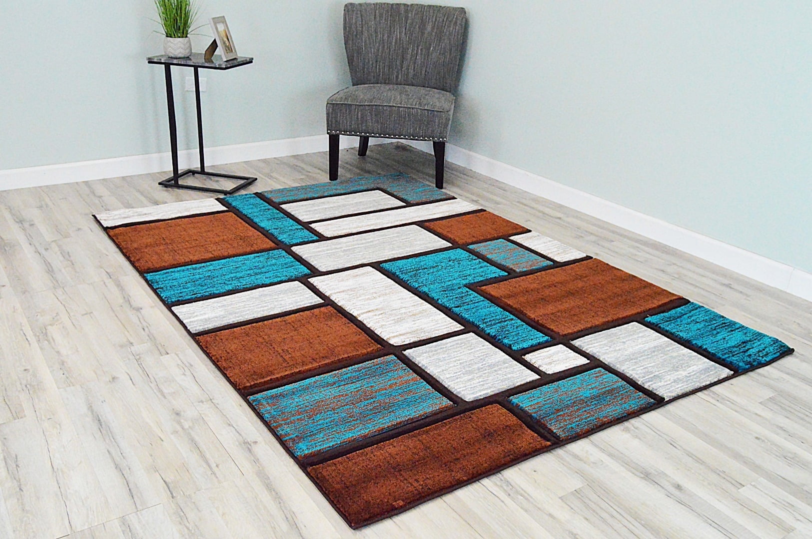 Premium 3D Hand Carved Thick Modern Contemporary Abstract Rug Design ...