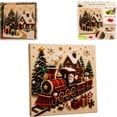 thumbnail image 1 of Premium 3D Pearl Christmas Wall Art Kit,Luxury Flocked Canvas DIY Holiday Decor with Pearl Christmas Home Decor Gift, 1 of 4