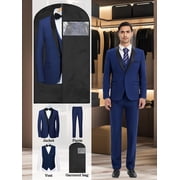 Premium 3pcs Suit - with Garment Bag | High-end, Fashionable | Suitable for Business, Wedding