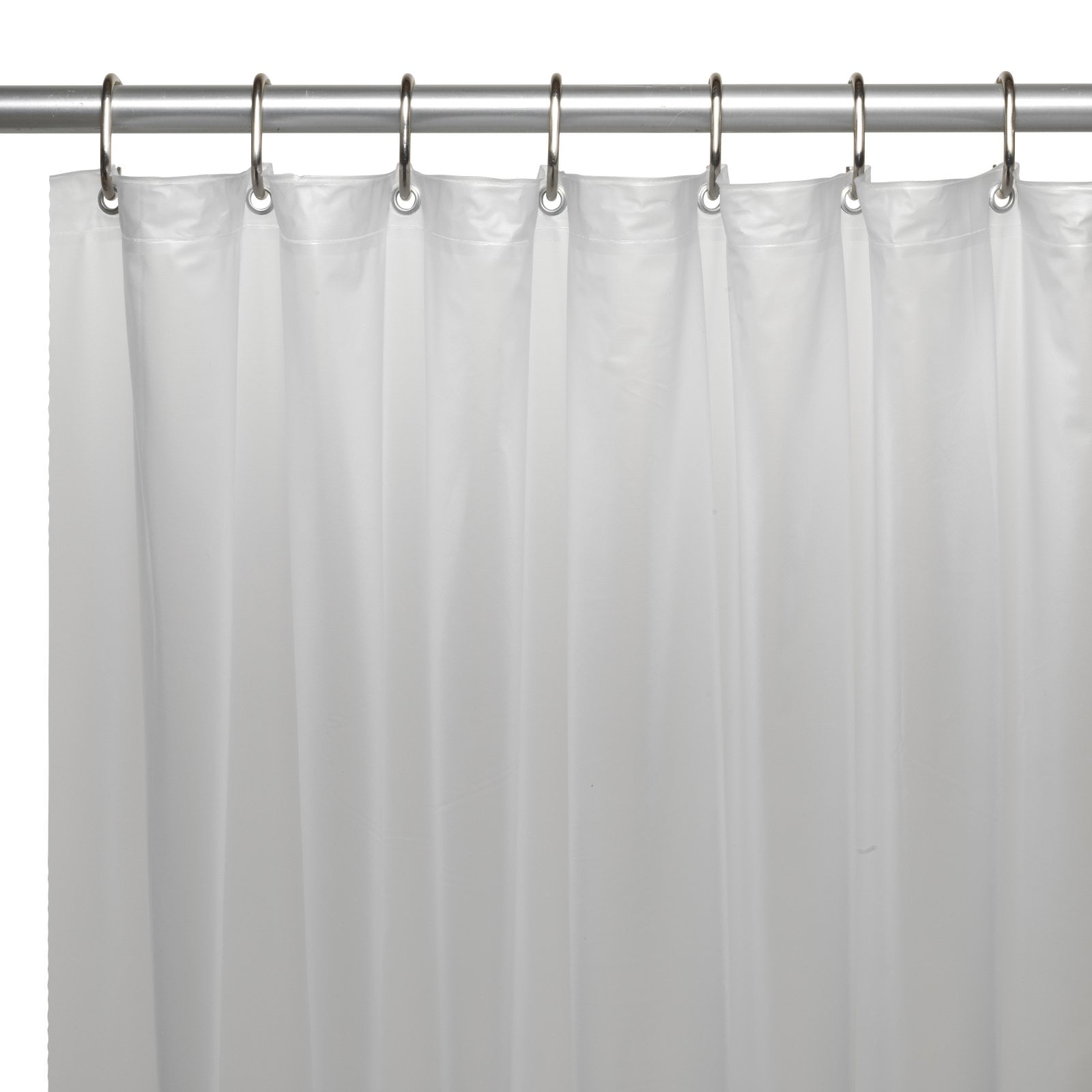 Premium 4 Gauge Vinyl Shower Curtain Liner w/ Weighted and