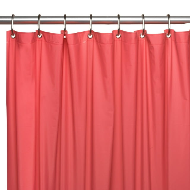 Premium 4 Gauge Vinyl Shower Curtain Liner w/ Weighted and