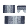 thumbnail image 1 of Premium 4-Piece Bathroom Rugs Set with Non-Slip Backing, Soft Absorbent Microfiber Plush Shower Rugs with Lid Cover, Modern Home Décor, 1 of 5