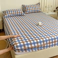 thumbnail image 1 of Premium 4-Way Stretch Fitted Bed Sheet – Non-Slip, Wrinkle & Fade Resistant, All-Inclusive Mattress Protector, Soft Polyester for Comfortable Sleep, 1 of 5