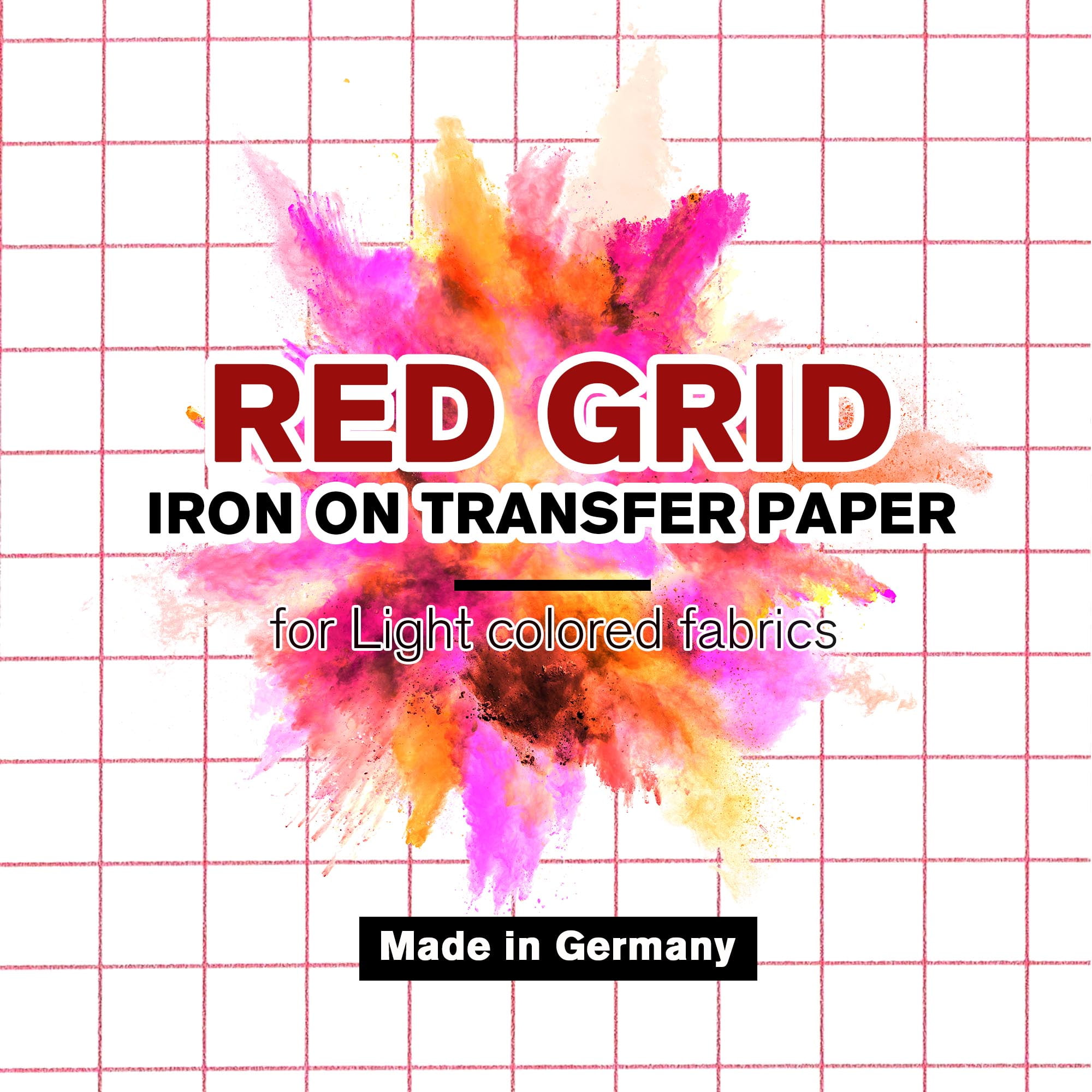 Premium 40 Sheets Light T-Shirt Transfer Paper for Inkjet Printers, 8.5x11 inch Iron-on Heat Transfer Paper for Light Cotton Fabrics Compatible with Cutter Machine