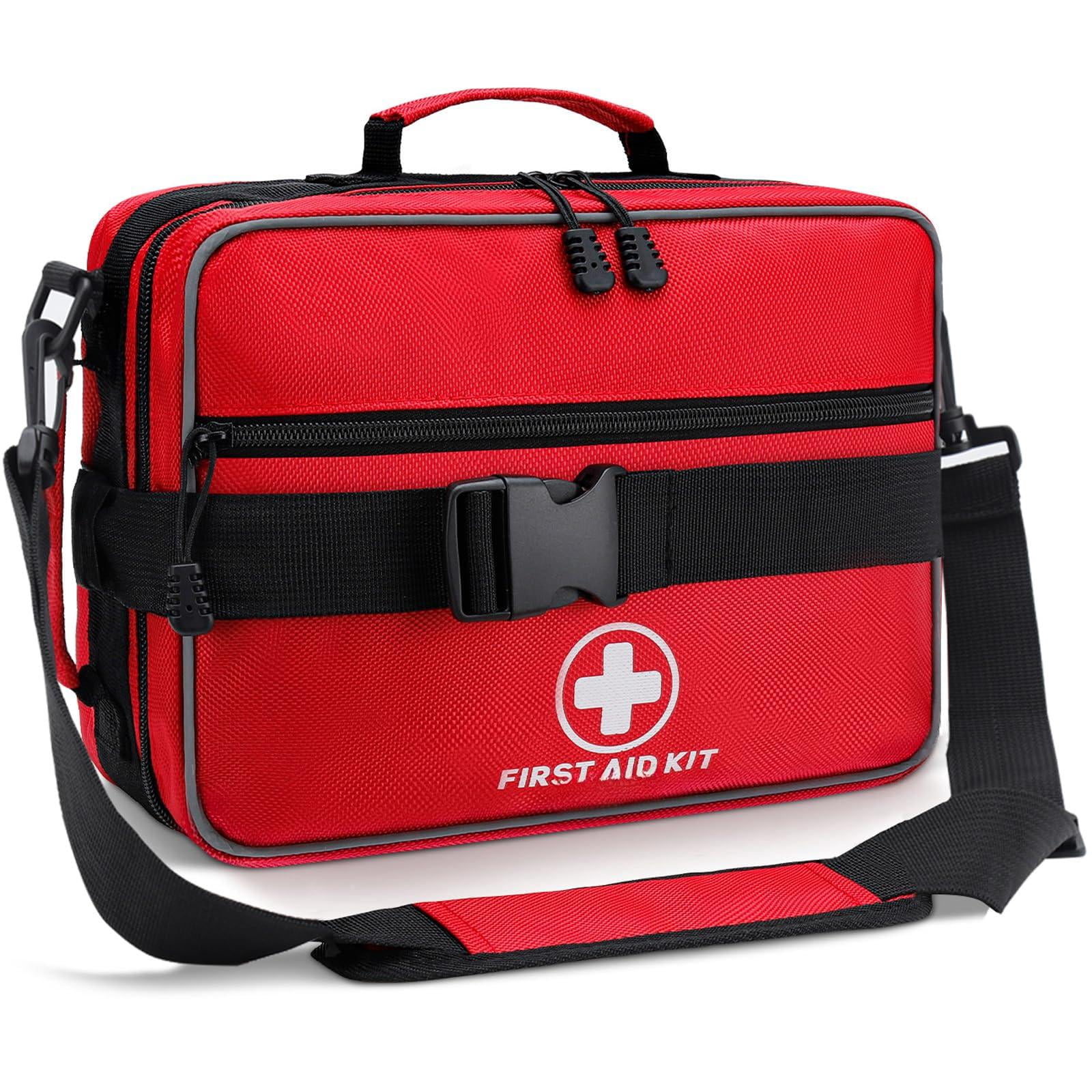 420 Piece Large First Aid Kit For Home  Car Travel Camping Truck Hiking Sports Office Vehicle & Outdoor Emergencies - Emergency Kits Businesses Supplies