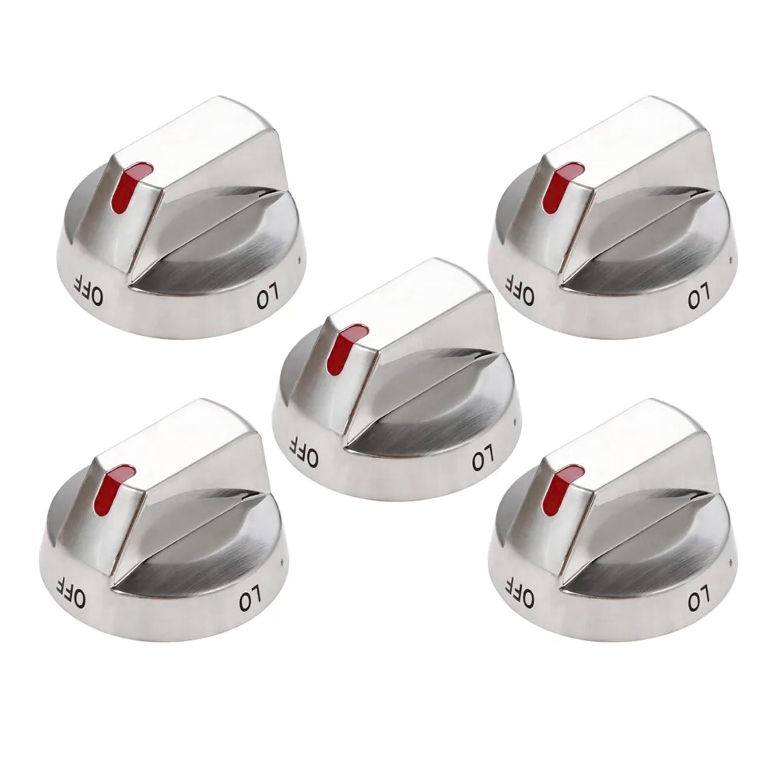 Premium 5-Pack Knobs for Samsung Stoves Reinforced Design for DG64-00473A Models
