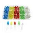 Premium 500Pcs Led Diode Assortment Set For Circuit, Bulb, And Lamp