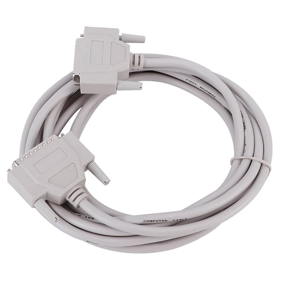 Premium 5m / 16.4ft Parallel Extension Cable 25-Pin DB9 Male to Female RS232 Serial Port Adapter Cord for Mach3 Engraving Machine and Computer Printers, PVC Copper Wire, High Speed Connection