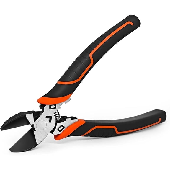 Premium 6.5" Wire Cutters Heavy Duty, Side Cutters, Diagonal Cutters | CRV Steel, Stay Sharp Longer, Comfortable Grip, Spring-Loaded Dikes Wire Cutters, Ideal for Home Repair, DIY and Electrician