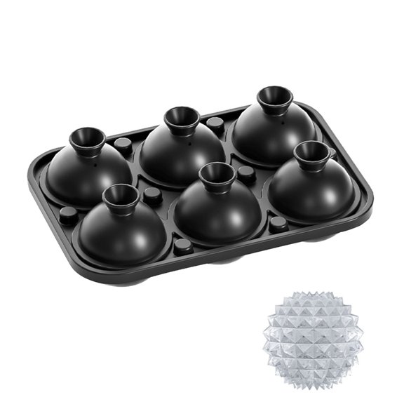 Premium 6 Cavity Silicone Rhombus Shape Ice Cubes Maker For Cocktails Enthusiasts