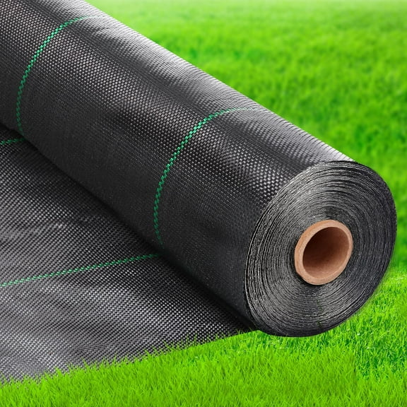 Premium 6 OZ Pro Garden Weed Barrier Landscape Fabric Heavy Duty, 3‘ X 250‘ Weed Barrier Fabric Durable, Lightweight, Eco-Friendly and Easy to Install.