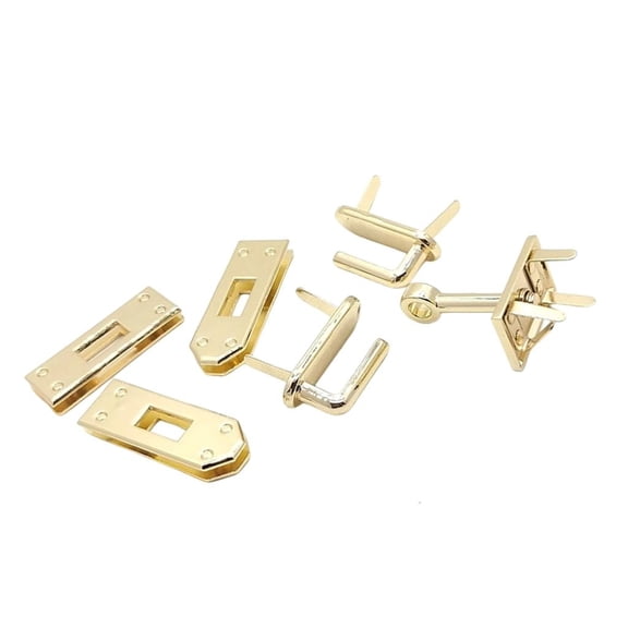 Premium 6PCS Bag Lock Set Metal Fastener For Fashion Women Handbag Backpack Repair And Creative Craft Projects
