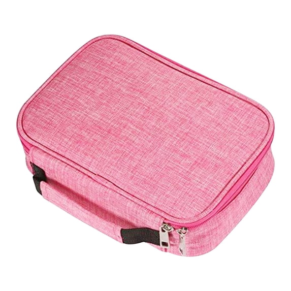 Premium 72 Slot Pencil Case with Multiple Compartments, Large Capacity Art Storage Bag with Detachable Shoulder Strap, Durable 420D Cloth & Easy-Zip Design