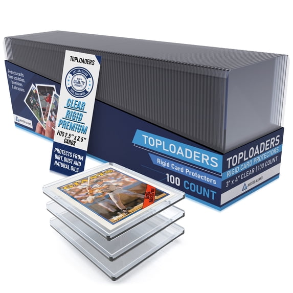 Premium 75PT Top Loaders for Cards | Hard Card Sleeves. Card Protectors ...