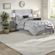 Premium 7Piece King Bedding Set 100% Polyester Tufted Design for Modern Bedrooms