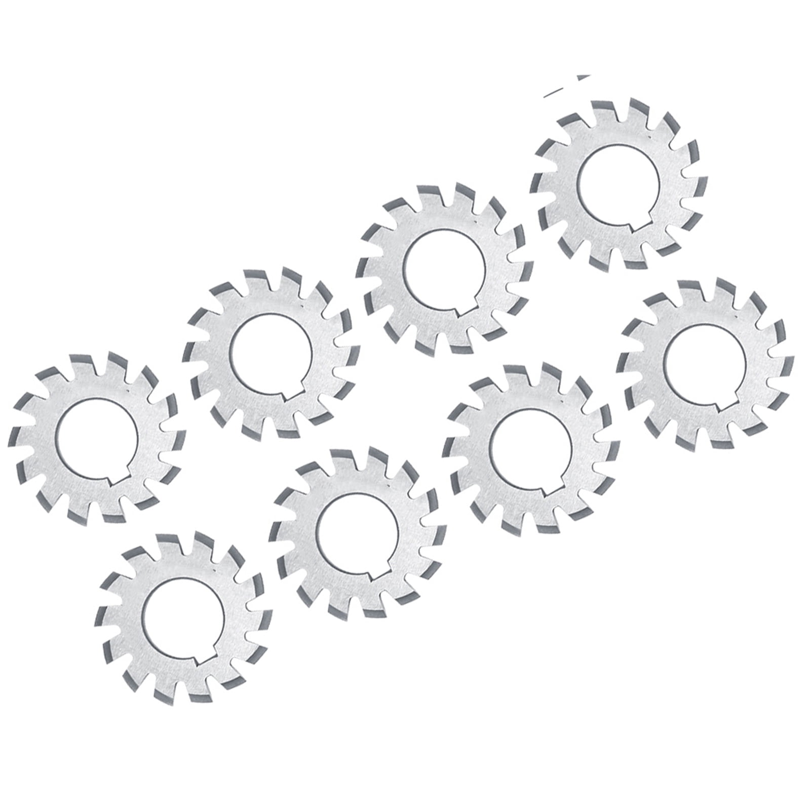 Premium 8-Piece High-Speed Steel Gear Milling Cutter Set, Modulus 1, 20 ...