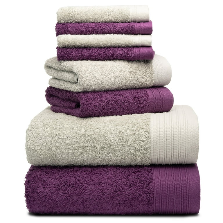 Plum color bath towels on sale