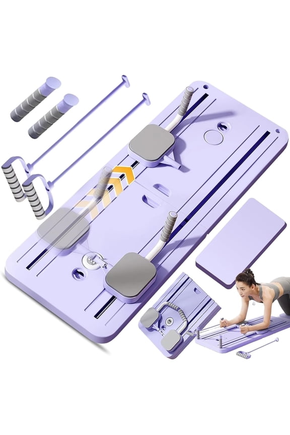 Premium 8-in-1 Abs Exercise Board - Multi-functional Pilates Abdominal Trainer, Functional Pilates Board, Home Multi-functional Folding Body Board, Waist, Hips, Arms Slimming,Yoga