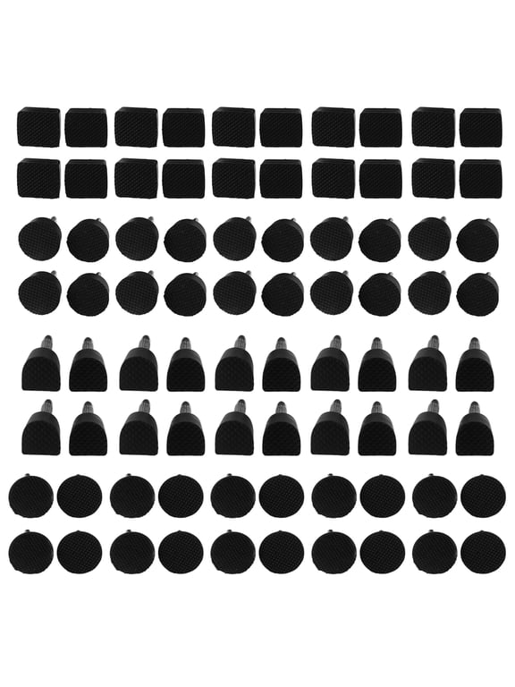 Premium 80-Piece (40 Pairs) High Heel Tip Replacements - TPU Polyurethane & Iron Shoe Repair Accessories Kit - Mute, Durable, and Comfortable Protectors for Heels