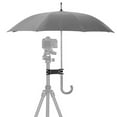 thumbnail image 1 of Premium ABS Photography Tripod Umbrella Clamp | Double Secure Attachment | Rain & Sun Protection | Heavy-Duty Outdoor Clip | Compatible with Light Stands, Selfie Sticks, Tripods | Durable, Portable, 1 of 9