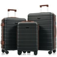 thumbnail image 1 of Premium ABS Travel Luggage Set , 3-Piece TSA Lock Suitcase Ensemble with 20, 24, and 28 Inch, 1 of 9