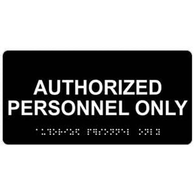 Premium ADA Compliant Employees Only Sign - 8