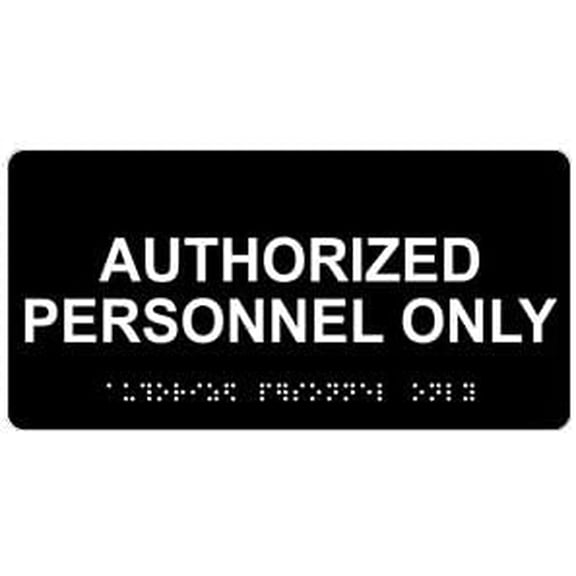 Premium ADA Compliant Employees Only Sign - 8" x 4" Indoor/Outdoor, Easy Installation, High Visibility, Durable Design