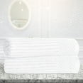 thumbnail image 1 of Premium Absorbent Cotton Bath Sheets Set, White by Blue Nile Mills, 1 of 9