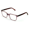 thumbnail image 1 of Premium Acetate Square Reading Glasses - Stripe Clear Lens Readers - Unisex Optical Frame Eyeglasses Frame, 1 of 4