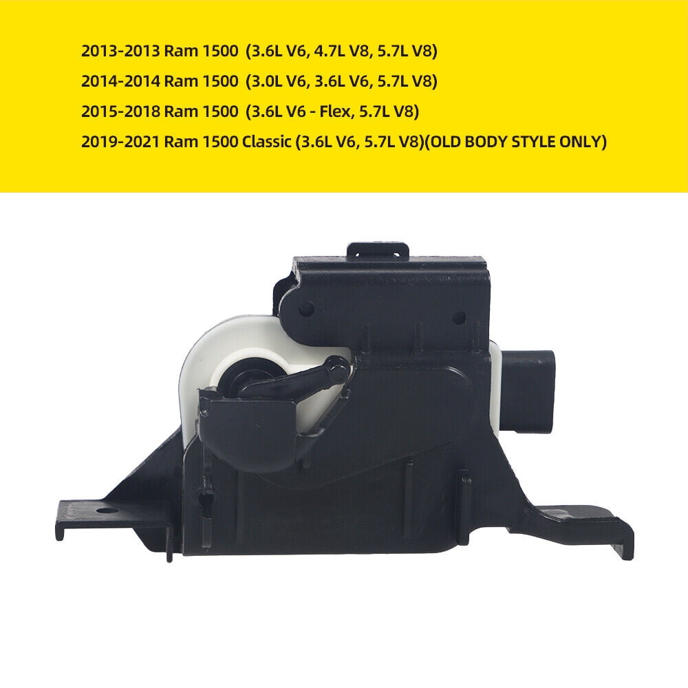 Premium Active Grille Shutter Actuator Motor for Ram 1500 Plastic & Metal Improved Fuel