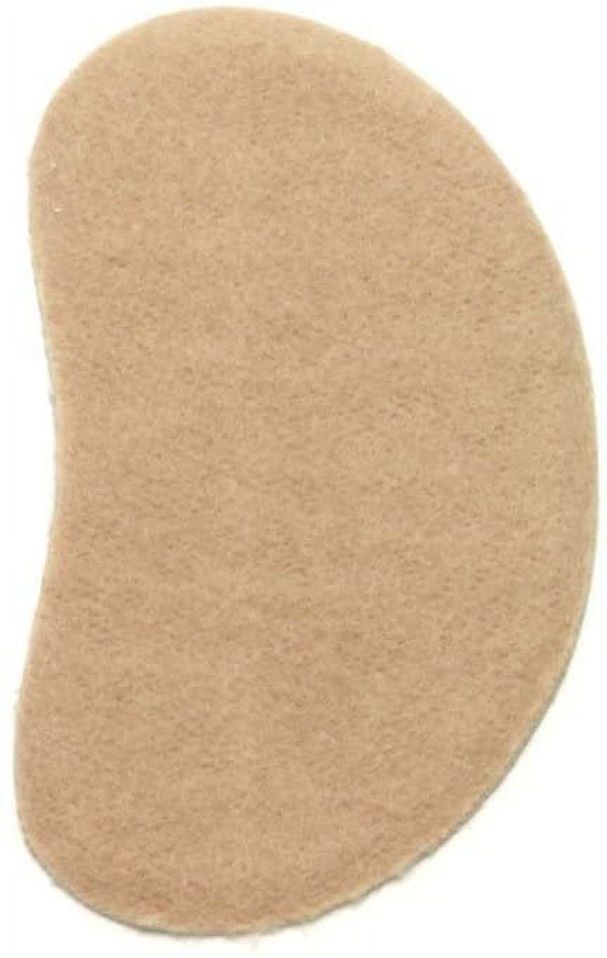 Premium Adhesive Moleskin Kidney Metatarsal Pads 3.5" 50 Pieces