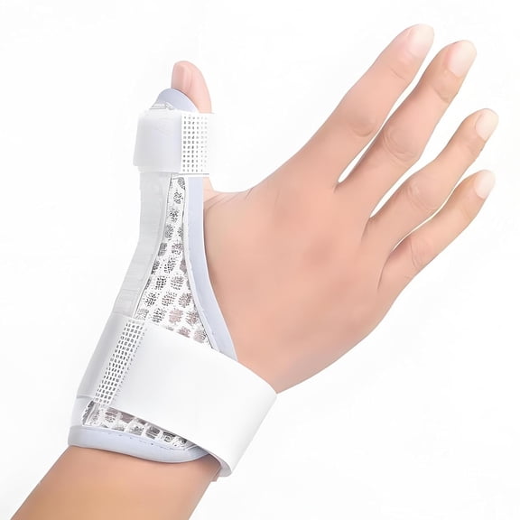 Premium Adjustable Thumb Brace & Wrist Support  Breathable Spica Splint for De Quervain's Tenosynovitis, Arthritis, Sprains & Post-Surgery Recovery  Unisex, One Size Fits Most