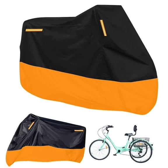 Premium Adult Tricycle Cover, Fit All 3-Wheel Bike or Motorcycles Outdoor and Indoor Storage