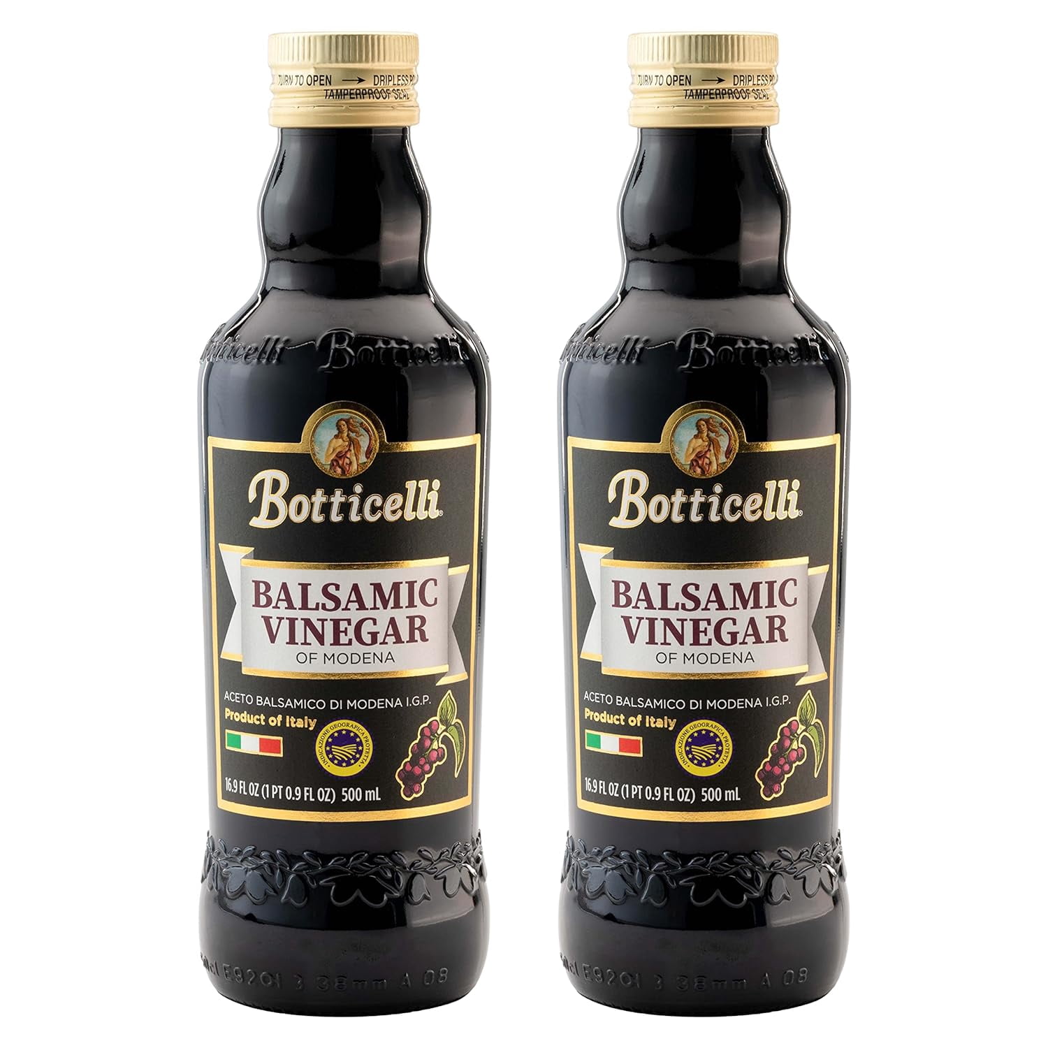 Premium Aged Balsamic Vinegar of Modena (Pack of 2) GlutenFree