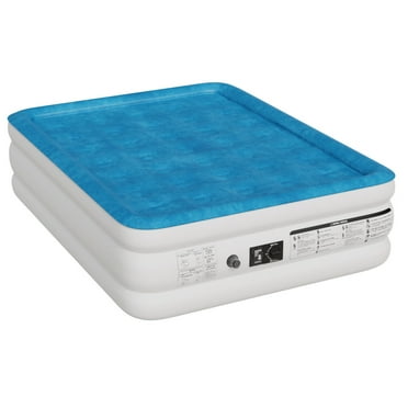 Premium Air Mattress with Built-in Pump /18 In Bed Height Mattress for Camping Queen Size