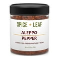 thumbnail image 1 of Premium Aleppo Pepper by SPICE + LEAF - Vegan Kosher Preservative Free Red Middle Eastern Mild Pepper Flakes, 3.5 oz, 1 of 8