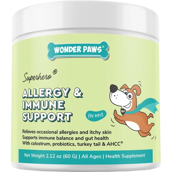 Premium Allergy & Immune Probiotics for Dogs  Allergy and Itchy Skin Relief, Scratching, Digestion
