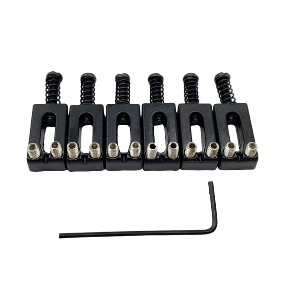 Premium Alloy Guitar Bridge Saddles: Design, Stable Tension & Quick Installation