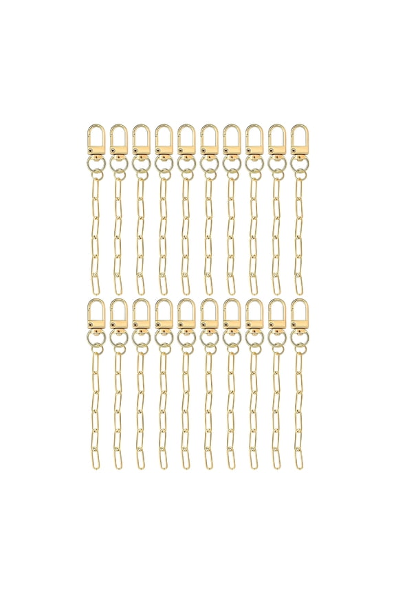 Premium Alloy Keychain Making Supplies For Homemade Accessories Elegant Rings Swivels Snapping Hook Chains