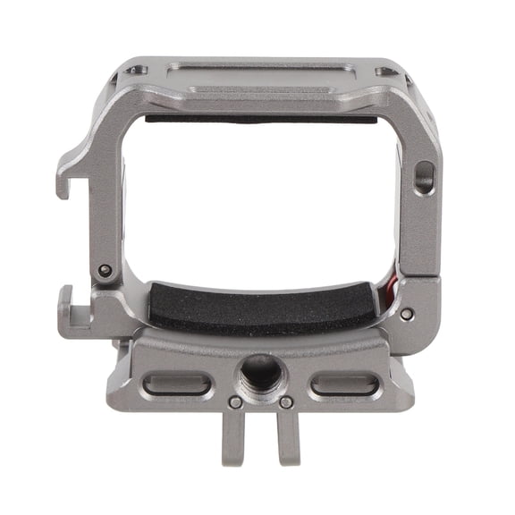 Premium Aluminum Alloy Camera Expansion Mount Frame with Cold Shoe Interface and Quarter Inch Screw Adapter for Action Cameras Black 2.76 inches / 7 cm