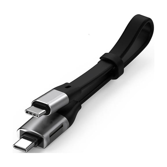 Premium Aluminum Alloy USB C Adapter With Card Reader Fast Charging Capability
