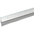Premium Aluminum Vinyl Door Sweep 15/8Inch by 36Inches, Silver