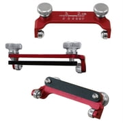 Premium Aluminum Woodworking Chisel and Plane Sharpener with Fixed Angle Guide, Adjustable 0 C to 90 C Scale for Precision Sharpening, Red Alloy Tool for Knife and Chisel Sharpening,