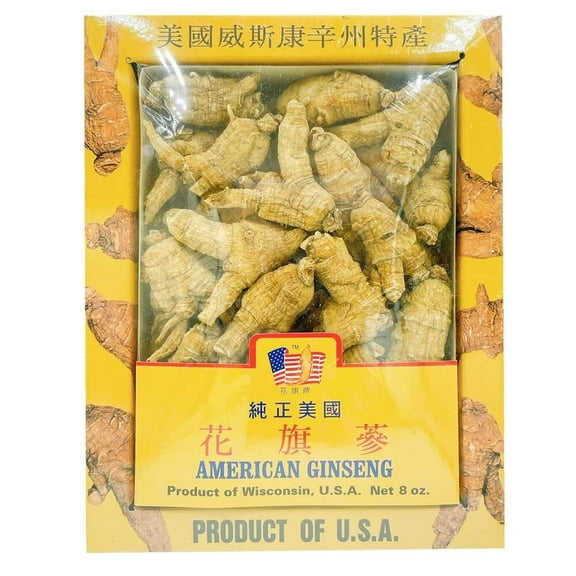 Premium American Ginseng Root Short-Extra Small Size (8 oz)