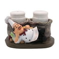 And Pepper Seasoning Shakers Sets Cut Bread French Chef Sculpture