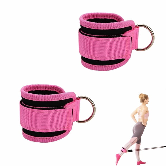 Premium Ankle Strap for Cable Machine Gym Ankle Attachment for Glute Kickbacks & Leg Workouts Padded Adjustable Fitness Strap for Men and Women