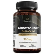 Premium Annatto Tocotrienol Supplement Vitamin E Tocotrienols with DeltaGold Tocotrienols Vitamin E 300 mg Supports Liver, Immune & Heart Health - Delta + Gamma Tocotrienols 30 Liquid Capsules